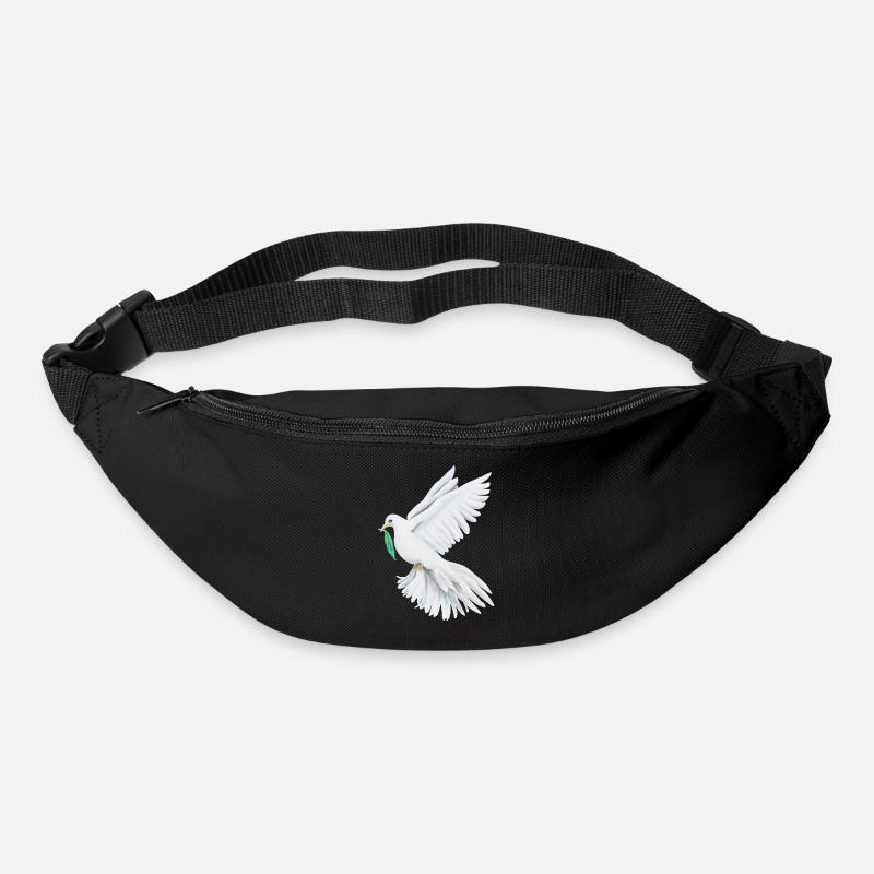 Friedenstaube Friedenssymbol - Sonja Ariel - Gürteltasche - Schwarz