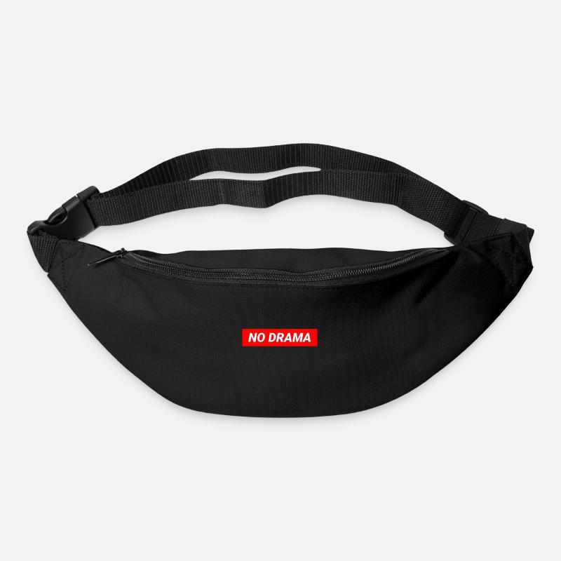 No Drama Design Red - Bum bag - black