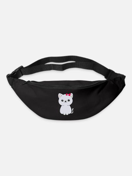 Chat - Sac banane - noir