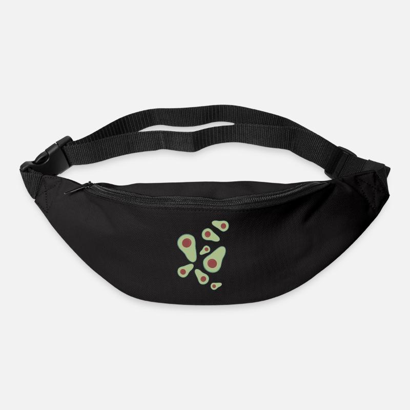 Avocats - Sac banane - noir