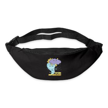 Zukünftiger Meteorologe - Gürteltasche - Schwarz - Vorne