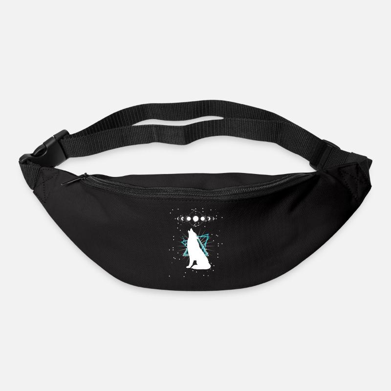 Sternen Wolf - Gürteltasche - Schwarz