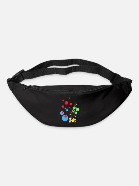 Bubbles - Gürteltasche - Schwarz