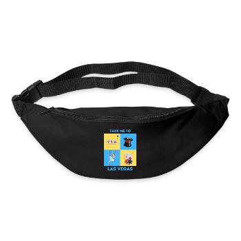 BRING MICH NACH LAS VEGAS - Gürteltasche - Schwarz - Vorne