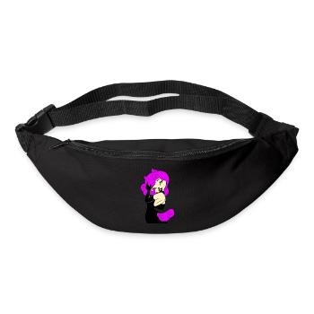 T-Shirt Mädchen Perfekte Pferde Rosa Schwarzes Kleid 2022 - Gürteltasche - Schwarz - Vorne