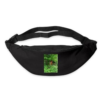 Rouge dans le vert - Sac banane - noir - Devant