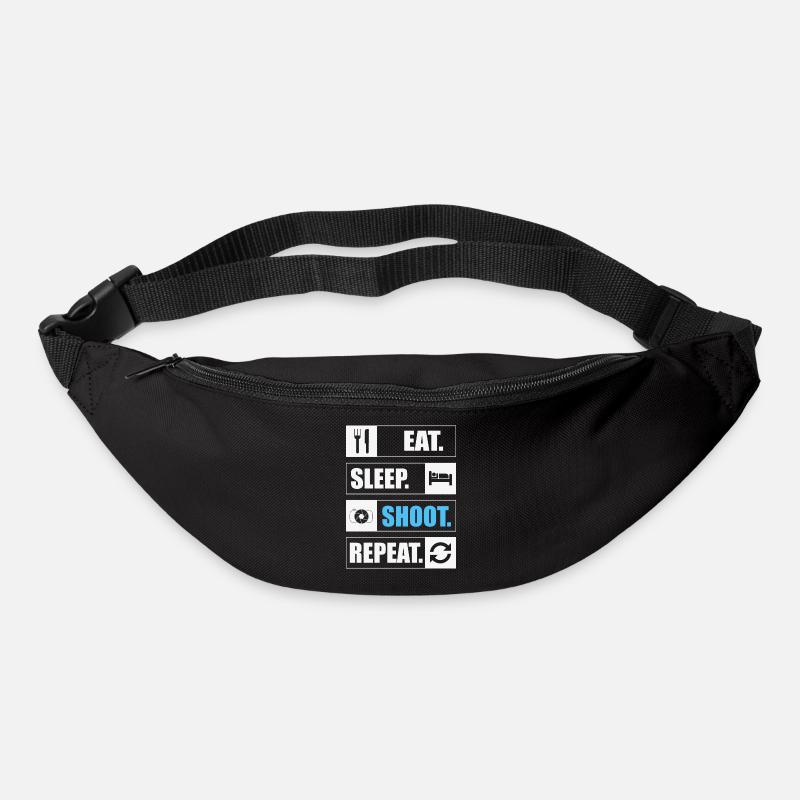 Eat Sleep Shoot Repeat - Bum bag - black