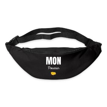 mon poussin - Sac banane - noir - Devant