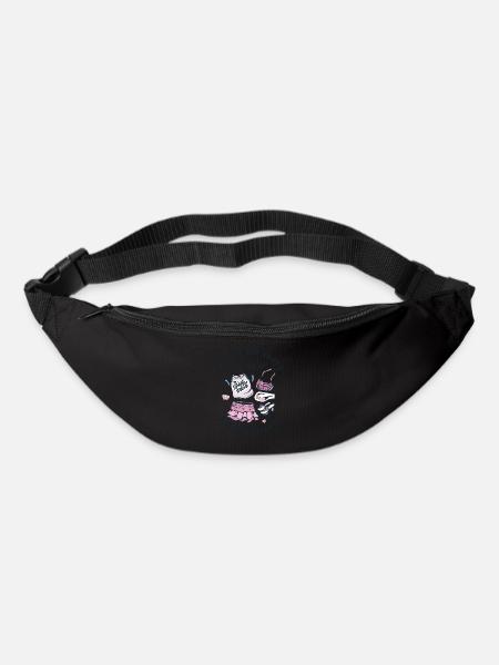 Life is too short to wear boring clothes - Bum bag - black