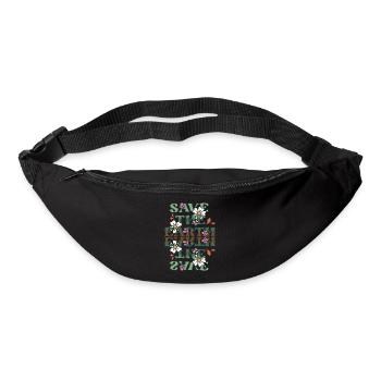 Rettet die Erde | Tag der Erde - Gürteltasche - Schwarz - Vorne