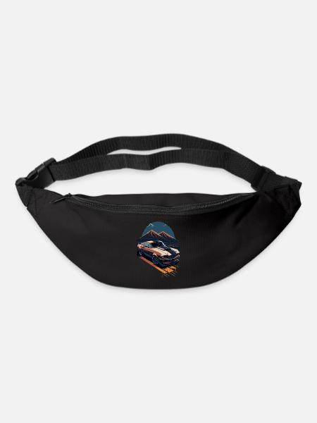 Muscle Car Power - Gürteltasche - Schwarz