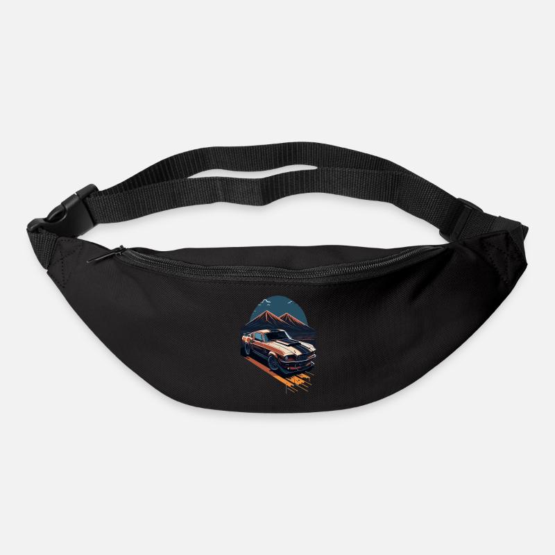 Muscle Car Power - Gürteltasche - Schwarz