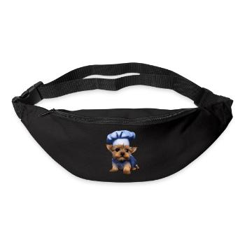 Restaurateur Puppy Yorkshire Terrier Cooking Dog - Bum bag - black - Front