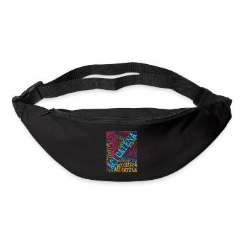 Sicilia t-shirt Aci Catena word cloud t-shirt - Bum bag - black - Front