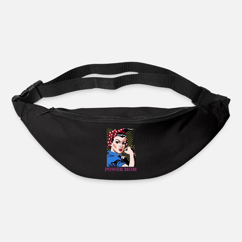 Power-Mama - Gürteltasche - Schwarz