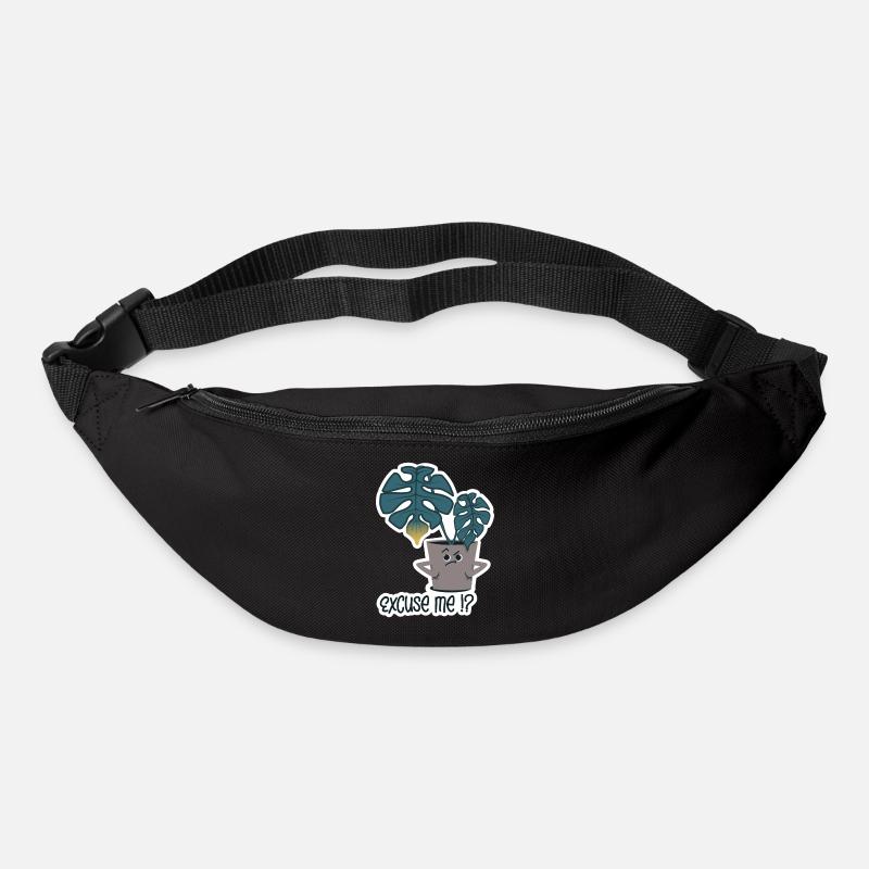 Plant - excuse me!? - Bum bag - black