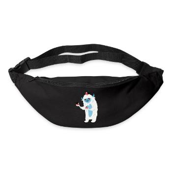 Monster mit Vögeln - Gürteltasche - Schwarz - Vorne