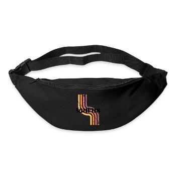 Taurus retro horoscope - Bum bag - black - Front