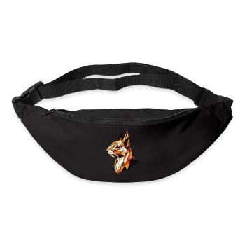 Squirrel Illustration Triangles Geometric - Bum bag - black - Front