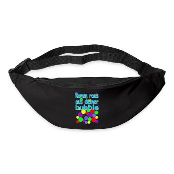 bubble deutsche Version Nr.2 - Gürteltasche - Schwarz - Vorne