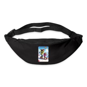 personalisiertes Design-Muttergeschenk - Gürteltasche - Schwarz - Vorne