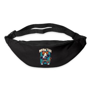 Arts martiaux mixtes Miaou Thaï Muay Thai Cat - Sac banane - noir - Devant