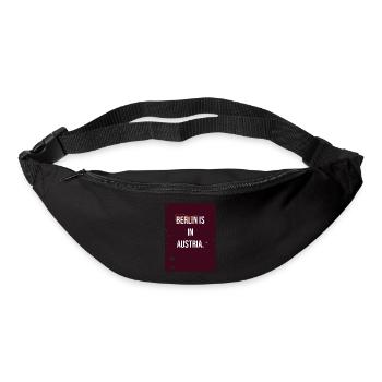 Geschenkidee für humorvollen Lehrer - Gürteltasche - Schwarz - Vorne