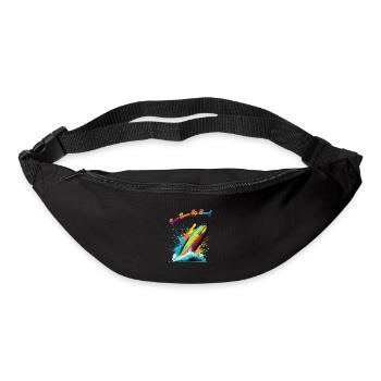 Sea sun & surf - Sac banane - noir - Devant