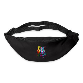 Boxing is life. Colorful Boxing Gloves - Bum bag - black - Front