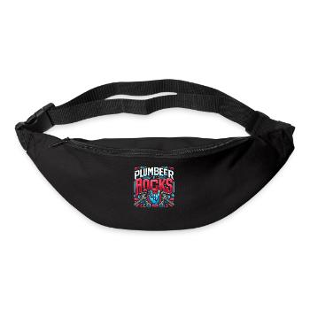 Plumber joke who likes urban rock beer - Bum bag - black - Front