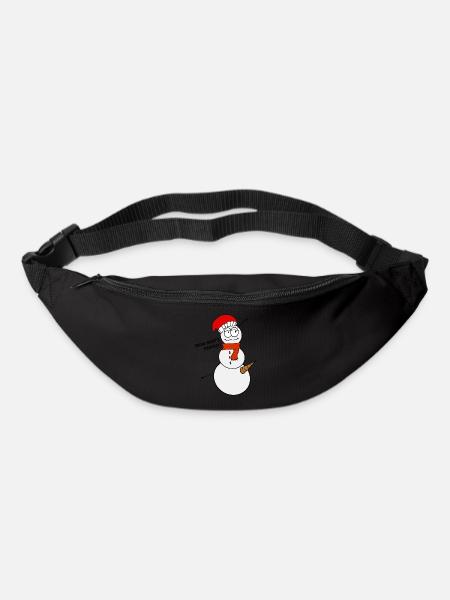 Lustiger Spruch Witzig Humor Geschenkidee - Gürteltasche - Schwarz