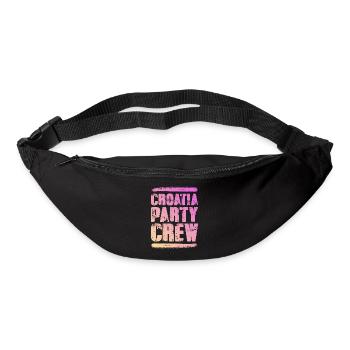 Croatia Party Crew Colorful - Bum bag - black - Front