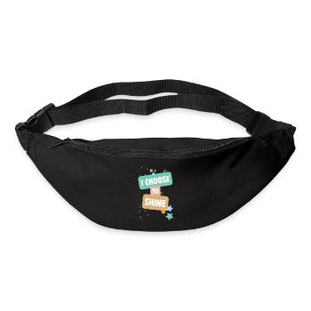 I Choose To Shine - Bum bag - black - Front