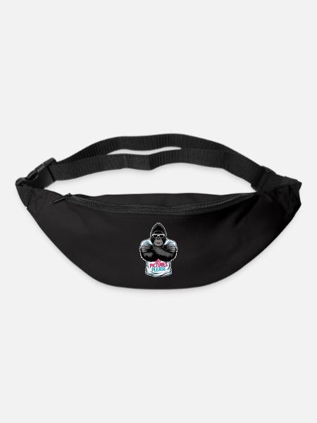 Keine Bilder bitte - Gürteltasche - Schwarz