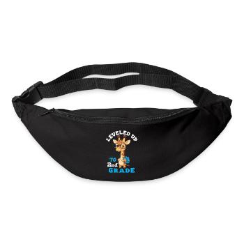 Leveled up to 2nd Grade - Funny Giraffe - Bum bag - black - Front