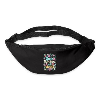 STEIGERN SIE DAS GLÜCK, NICHT DIE SORGEN - Gürteltasche - Schwarz - Vorne