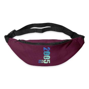20. Geburtstag Jahrgang 2005 - Gürteltasche - Burgunderrot - Vorne