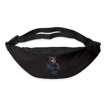 Bear Comic Brown Bear - Bum bag - black - Front