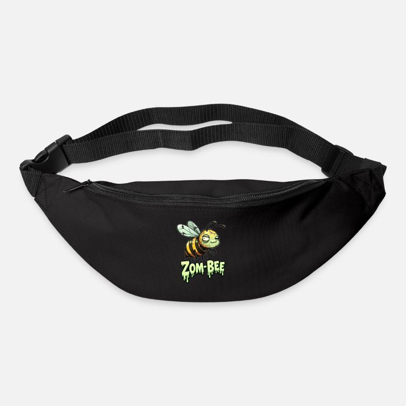 Zom-Bee - Biene als Zombie - Gürteltasche - Schwarz