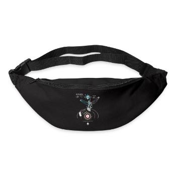 Kitesurfeurs - Sac banane - noir - Devant