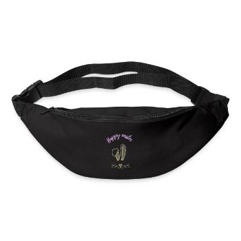 Frohe Ostern Osterhase Spruch Geschenkidee - Gürteltasche - Schwarz - Vorne