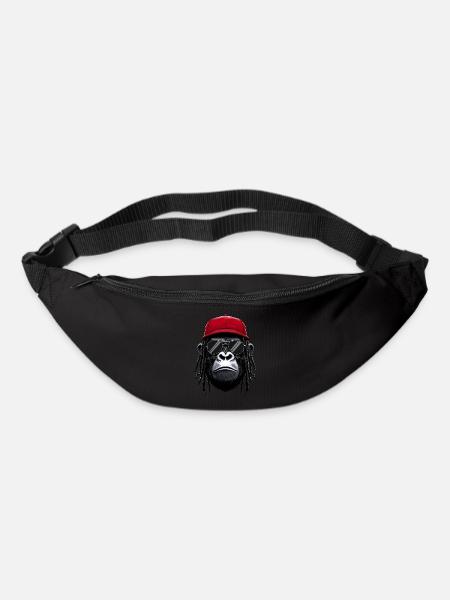 Cool Gorilla Hip Hop Rap Rapper Sonnenbrille - Gürteltasche - Schwarz