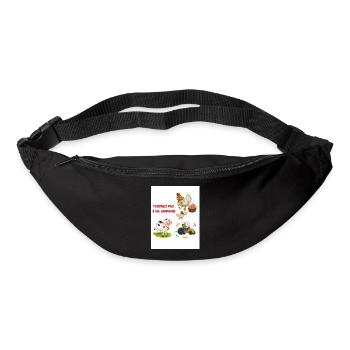 Meine Kampagne nicht anfassen - Gürteltasche - Schwarz - Vorne