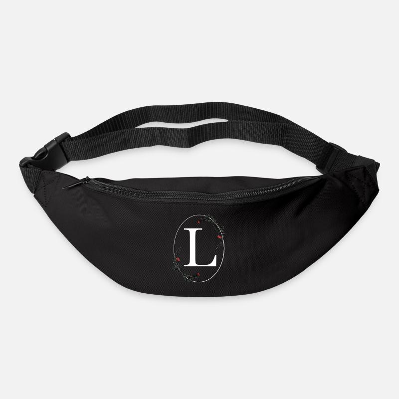 Buchstabe L - Gürteltasche - Schwarz