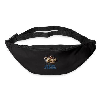 Pilot in the cloudy sky – adventure flyer - Bum bag - black - Front