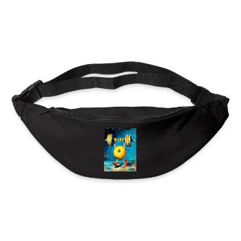 « Entraînement » de van Gogh - Sac banane - noir - Devant