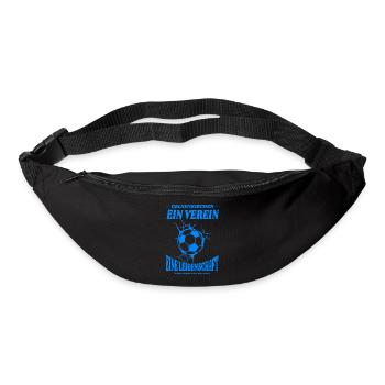 Gelsenkirchen Fußball Spruch Geschenk - Gürteltasche - Schwarz - Vorne