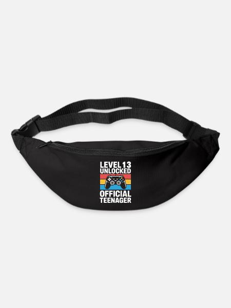 Niveau 13 Adolescent officiel débloqué - Sac banane - noir