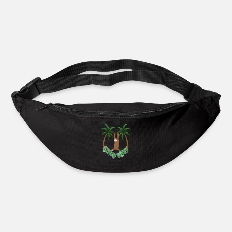 Beach Vibes Sloth - Bum bag - black