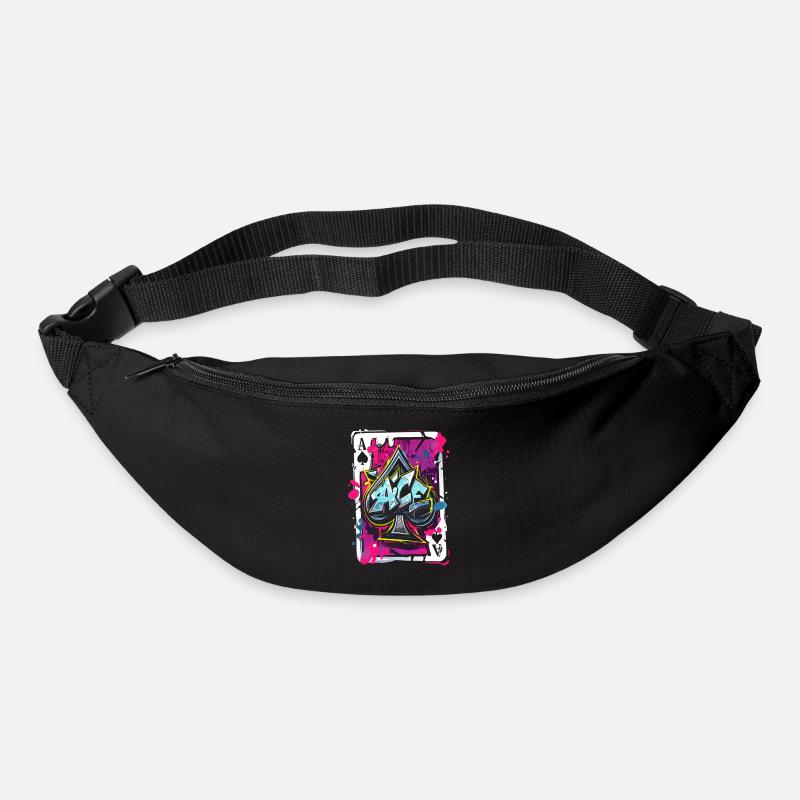 As de pique - Sac banane - noir